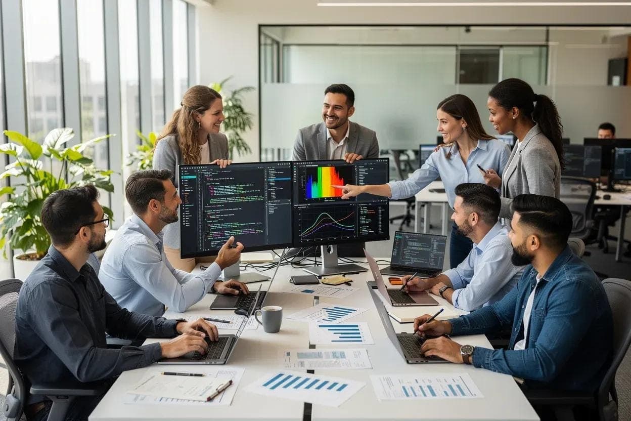 Successful AI projects involve business leaders, engineers, data scientists, and end users working together