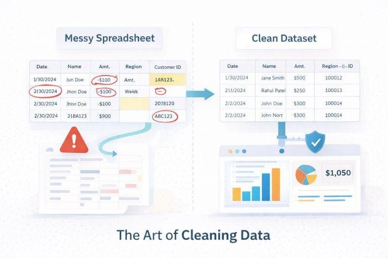 Incomplete, duplicated, or inconsistent data produces unreliable AI results