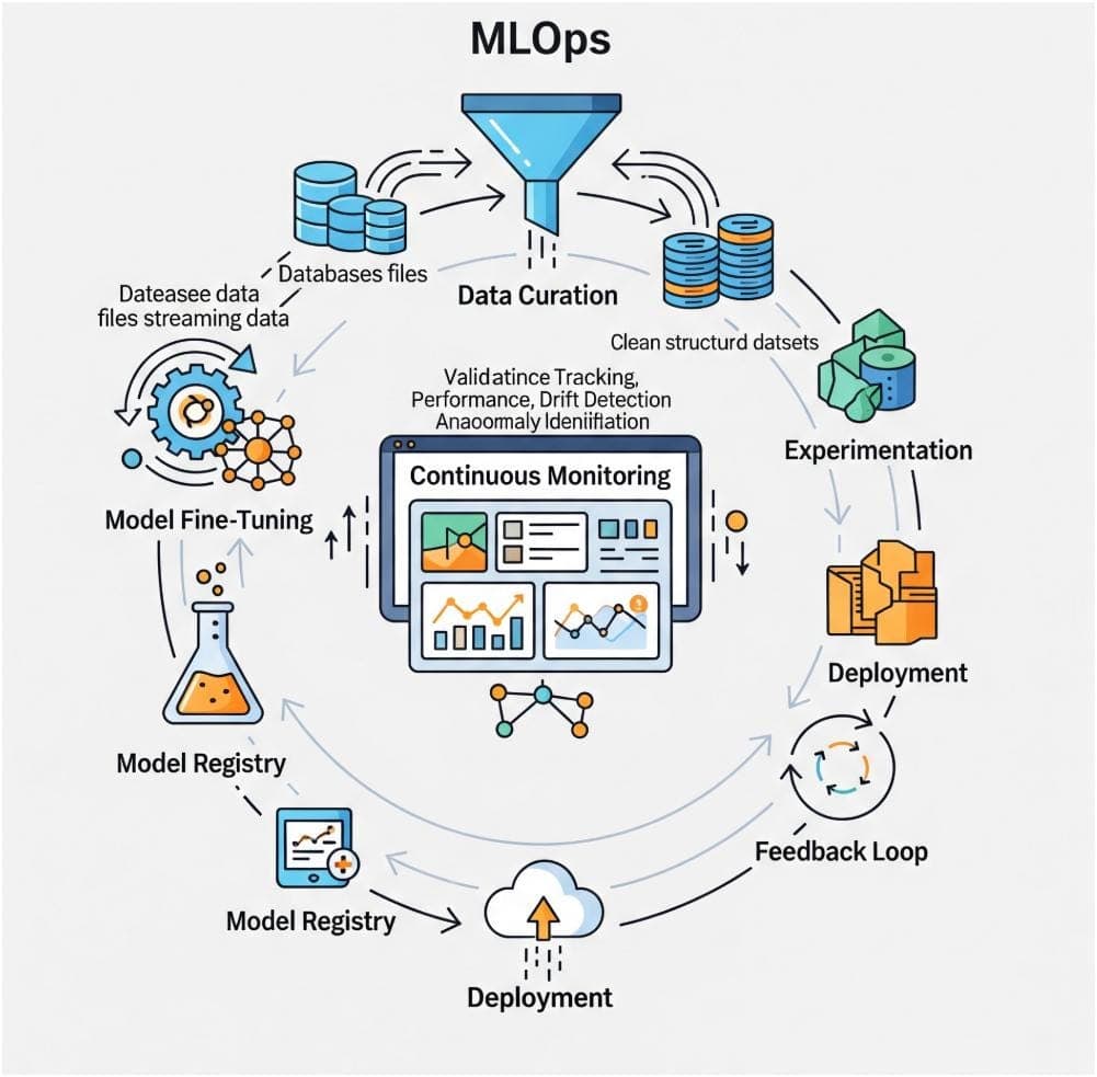 Models degrade over time due to model drift, which is why MLOps has become essential